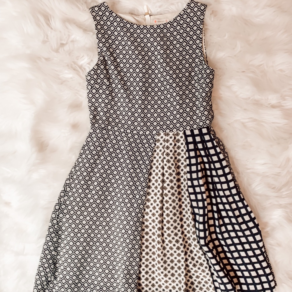 Crew Cuts size 12 geometric pattern dress with back zipper
